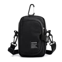 Fashion Multifunctional Men Small Shoulder Bag Durable Nylon Functional Fanny Pack Portable Messenger Bag Casual Mini Waist Pack