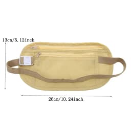 Running Waist Bag, Invisible Travel Waist Bag, Passport, Money Belt Bag, Hidden Safe Wallet, Gift Bag, Money Bag