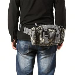 Outdoor Portable Waist Bag, Bicycle Bag, Durable Versatile Crossbody Bag, High Quality Nylon Chest Bag With Adjustable Strap