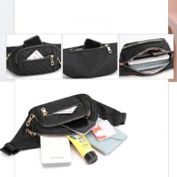 Simple Nylon Waist Bag, Multi Zipper Chest Bag, Casual Crossbody Fanny Pack For Outdoor Sport Running Hiking Cycling