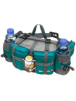 Unisex Outdoor Sports Waist Bag Multi-Functional Hiking Travel Backpack Cycling Water Bottle Holder Nylon Material Waterproof