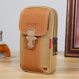 Unisex Belt Pouch Phone Pouch Phone Holster Pouch Mobile Belt Pouch Small Tactical Belt Backpack Card Holder
