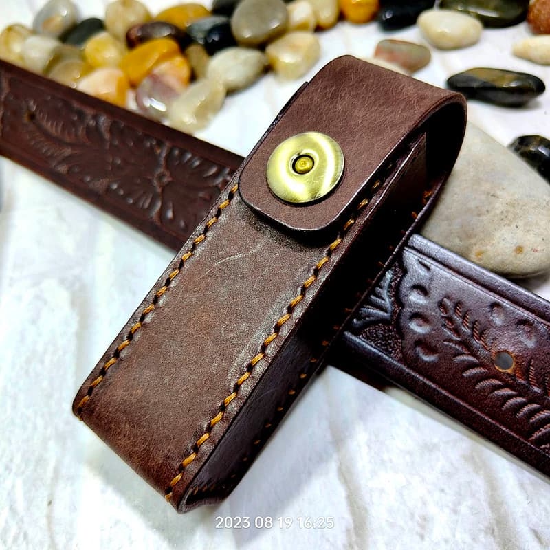 Multi Functional Tool Plier Waist Bag outdoor Portable Bowie Knife Plier leather sheath Belt Pack hand customized PD