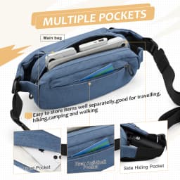 Fashionable Trendy Crossbody Bag, Shoulder Bag for Women and Men, Belt Bag for Travel, Sports, Running Mobile Phones Waist Bag