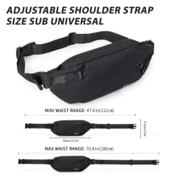 Fashionable Trendy Crossbody Bag, Shoulder Bag for Women and Men, Belt Bag for Travel, Sports, Running Mobile Phones Waist Bag