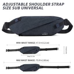 Fashionable Trendy Crossbody Bag, Shoulder Bag for Women and Men, Belt Bag for Travel, Sports, Running Mobile Phones Waist Bag