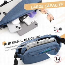 Fashionable Trendy Crossbody Bag, Shoulder Bag for Women and Men, Belt Bag for Travel, Sports, Running Mobile Phones Waist Bag