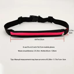 1pc Waist Bag Packs Men's and women's outdoor Waist pack Waterproof Elastic for fitness running invisible mini belt
