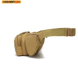HOMEFISH Tactical Waist Pack Outdoor Hiking Waist Bag Sports Functional Bag Cycling Bag Bum Bag Multi-functional Tool Shoulder