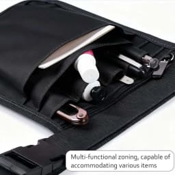 Nurse Waist Bag Multifunctional Tool Storage Waist Bag Barber Tool Makeup Brush Storage Bag Large Capacity Adjustable Waist Belt
