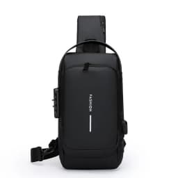 New Brand Designer Men Crossbody Bag PU Leather Classic Anti-Theft Shoulder Bag Chest Bag Multifunctional for Men