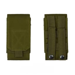 1Pc Outdoor Molle System Tactical Camouflage Mini Nylon Waist Pack 6in Phone Holder Sport Waist Bag Outdoor Sports Phone Bag