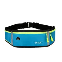 Reflective Waterproof Sports Kettle Waist Bag with Headphone Jack Ultra-Thin Running Waist Bag Trendy Simple and Portable