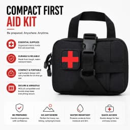 First Aid Bag Upgrade Tactical EMT Pouch Rip Away Molle Medical Bag IFAK Tear-Away Travel Outdoor Hiking Mergency Survival Kit