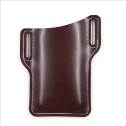 Men's Lightweight Portable Belt Clip Phone Bag Retro Storage Waist Bag Multifunctional Phone Holder Wallet Outdoor Travel Hiking