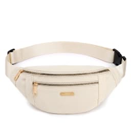 Pomelo Best Nylon Fanny Pack Water‑Repellent Multi Pocket Adjustable Sling Waist Chest Bag for Travel Sports Daily Use