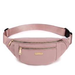 Pomelo Best Nylon Fanny Pack Water‑Repellent Multi Pocket Adjustable Sling Waist Chest Bag for Travel Sports Daily Use