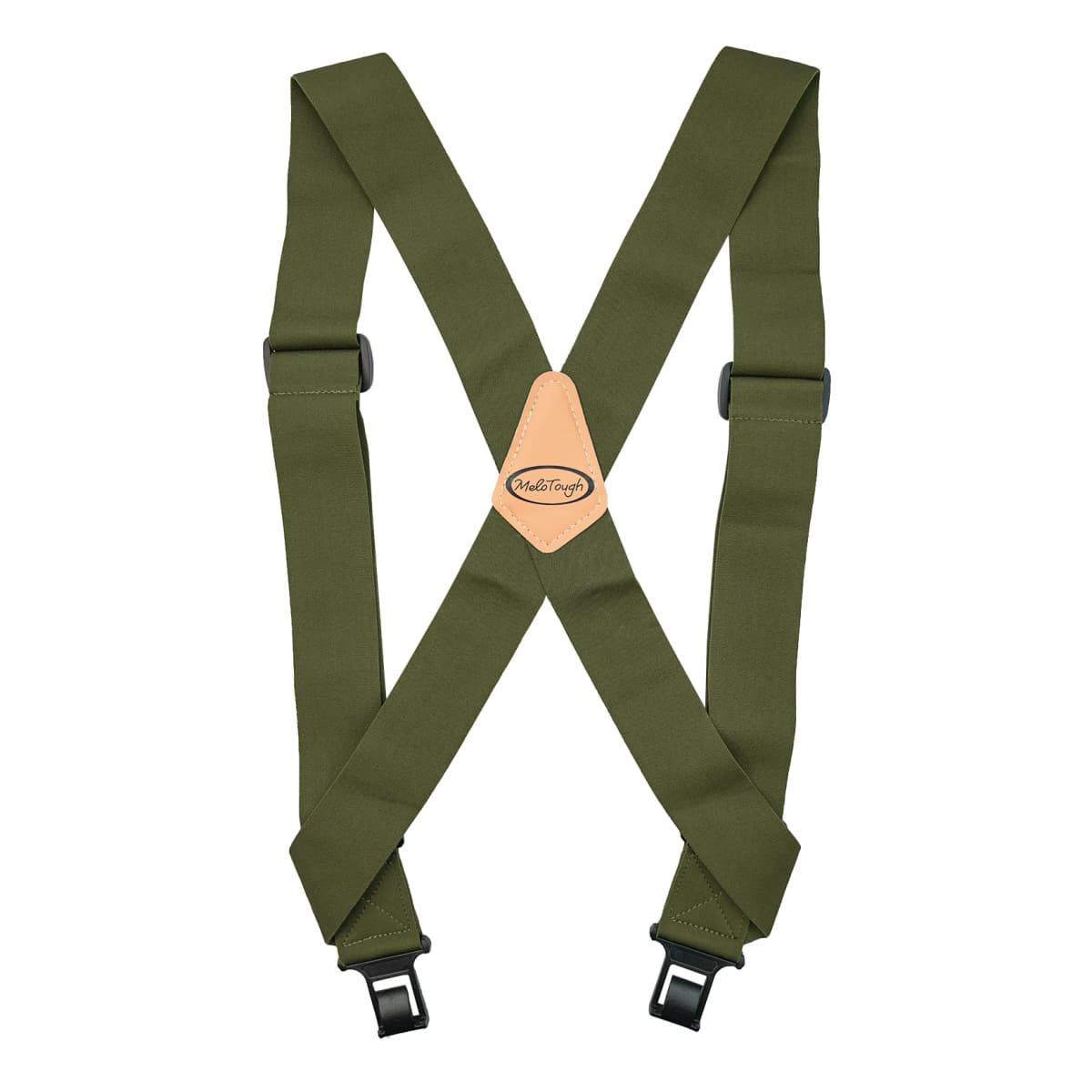 MELOTOUGH Outback Side Clip Trucker Suspenders/Perry Suspenders with 2 Inch Width Elastic