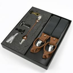 Deepeel 1Set 3.5*125cm Business Men Suspender Luxury Multi-set Suit 3/6 Clips Work Suspenders DIY Leather Elastic Male Jockstrap