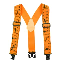 MELOTOUGH Men's Suspenders Fully Elastic 2 Inch Wide Y Back Work Suspenders Heavy Duty Tape Measure Suspenders For Men