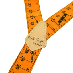 MELOTOUGH Men's Suspenders Fully Elastic 2 Inch Wide Y Back Work Suspenders Heavy Duty Tape Measure Suspenders For Men