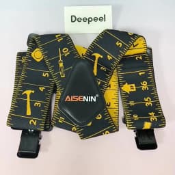 Deepeel 5cm Widen Adult Men's Suspender X-type 4 Clips Elastic Braces Adjustable Straps Suspenders for Pants Shirt Man Jockstrap