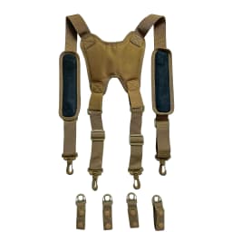 MeloTough Tactical Harness Tactical Suspenders 1.5 inch Police Suspenders for Duty Belt Suspender Adjuster Braces For Man