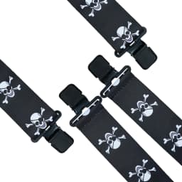 Suspenders Man For Pants 2" Wide Adjustable and Elastic Braces X Shape With Strong Clips - Heavy Duty Elastic Braces For Men
