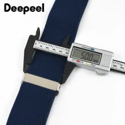 1Pc 5cm Wide Adult Men's Suspender X-Type 4 Clips Adjust Strap Elastic Braces Men Harness Man Suspenders Accessories for Pants