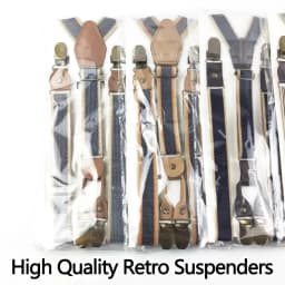 1Pc Deepeel 2/2.5*120cm Retro Mens Suspenders Unisex 4 Clips Y-Type Stripe Elastic Strap Braces Casual Accessory Male Jockstrap