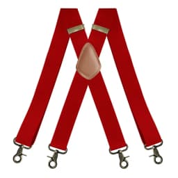 Deepeel 3.5*120cm Men's Adult Suspender X-Type Braces 4 Clips Hook Buckles Adjust Strap Elastic Belt Suspenders for Male Pants