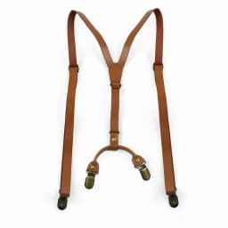 Deepeel Retro Leather Adults Men's Suspenders 4 Clips Y-Type Male Braces 1.5cm Wide Strap Harness Man Jeans Costume Accessories