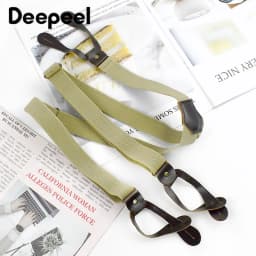 Deepeel 2.5*110cm Retro Adult Men's Suspenders Button Y-Shaped Unisex Braces Adjust Elastic Anti-Slip Strap Pants Male Jockstrap