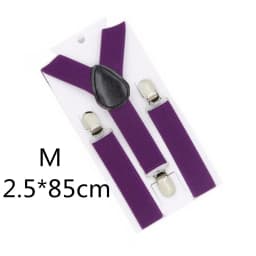 Parent-Kids Navy Blue Coffee Purple Color Suspenders Men Women Boys Girls Elastic Adjustable Kids Braces Unisex Accessories