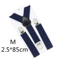 Parent-Kids Navy Blue Coffee Purple Color Suspenders Men Women Boys Girls Elastic Adjustable Kids Braces Unisex Accessories