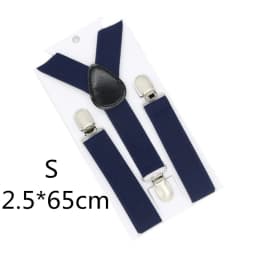 Parent-Kids Navy Blue Coffee Purple Color Suspenders Men Women Boys Girls Elastic Adjustable Kids Braces Unisex Accessories