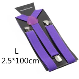 Parent-Kids Navy Blue Coffee Purple Color Suspenders Men Women Boys Girls Elastic Adjustable Kids Braces Unisex Accessories