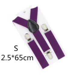 Parent-Kids Navy Blue Coffee Purple Color Suspenders Men Women Boys Girls Elastic Adjustable Kids Braces Unisex Accessories