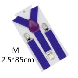 Parent-Kids Navy Blue Coffee Purple Color Suspenders Men Women Boys Girls Elastic Adjustable Kids Braces Unisex Accessories