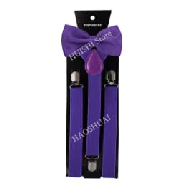 Hot Sale Suspenders Bowtie Sets Mens Women Boys Party Wedding Y-Back Shirt Braces Butterfly Belt Bow Tie Suit Accessories Gift