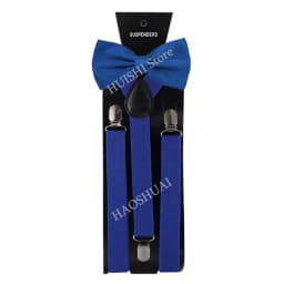Hot Sale Suspenders Bowtie Sets Mens Women Boys Party Wedding Y-Back Shirt Braces Butterfly Belt Bow Tie Suit Accessories Gift