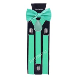 Hot Sale Suspenders Bowtie Sets Mens Women Boys Party Wedding Y-Back Shirt Braces Butterfly Belt Bow Tie Suit Accessories Gift