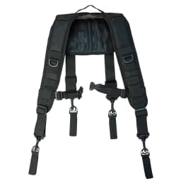 Tactical Police Suspenders for Duty Belt Harness Law Enforcement with Adjustable Strap and 4 Tool Belt Loops