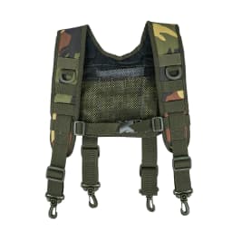 Tactical Police Suspenders for Duty Belt Harness Law Enforcement with Adjustable Strap and 4 Tool Belt Loops