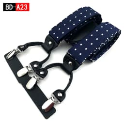 Men's Fashion Accessories Suspenders Trouser Braces 3.5cm Wide Y-Back 6 Clips Wedding Party Event Gifts for Dad Father Husband