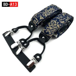 Men's Fashion Accessories Suspenders Trouser Braces 3.5cm Wide Y-Back 6 Clips Wedding Party Event Gifts for Dad Father Husband