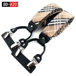 Men's Fashion Accessories Suspenders Trouser Braces 3.5cm Wide Y-Back 6 Clips Wedding Party Event Gifts for Dad Father Husband