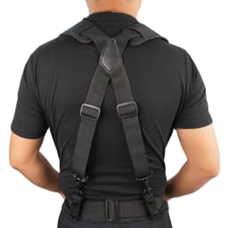 Tactical Suspender Pants Police Duty Adjustable Padded Military Braces