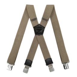 Heavy Duty Suspenders for Men Work Outdoor 3.8cm X-Back 4 Strong Clips Adjustable Elastic Trouser Braces Strap Belt