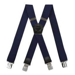 Heavy Duty Suspenders for Men Work Outdoor 3.8cm X-Back 4 Strong Clips Adjustable Elastic Trouser Braces Strap Belt